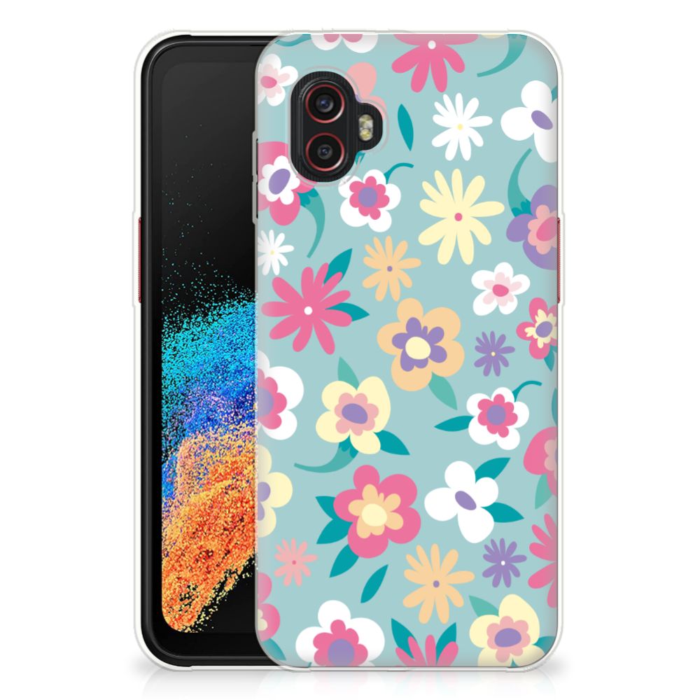 Samsung Galaxy Xcover 6 Pro TPU Case Flower Power