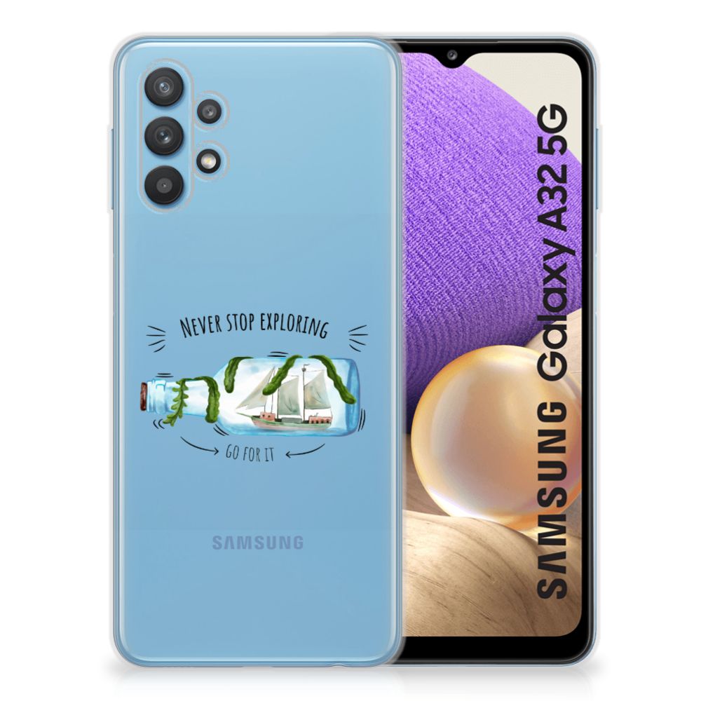 Samsung Galaxy A32 5G Telefoonhoesje met Naam Boho Bottle B2C Telecom