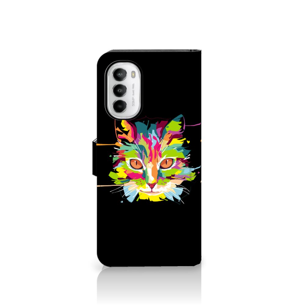 Motorola Moto G52 | Moto G82 Leuk Hoesje Cat Color