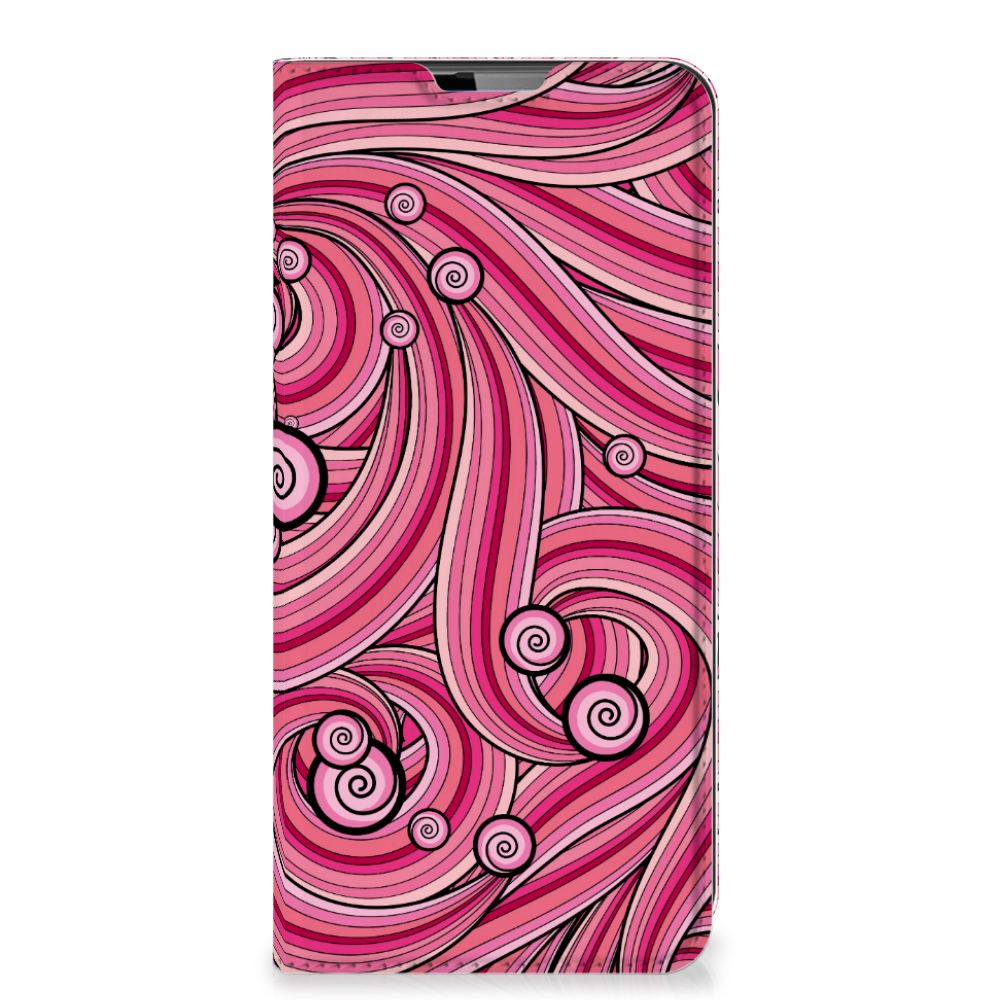 Motorola Moto G9 Plus Bookcase Swirl Pink - B2C Telecom