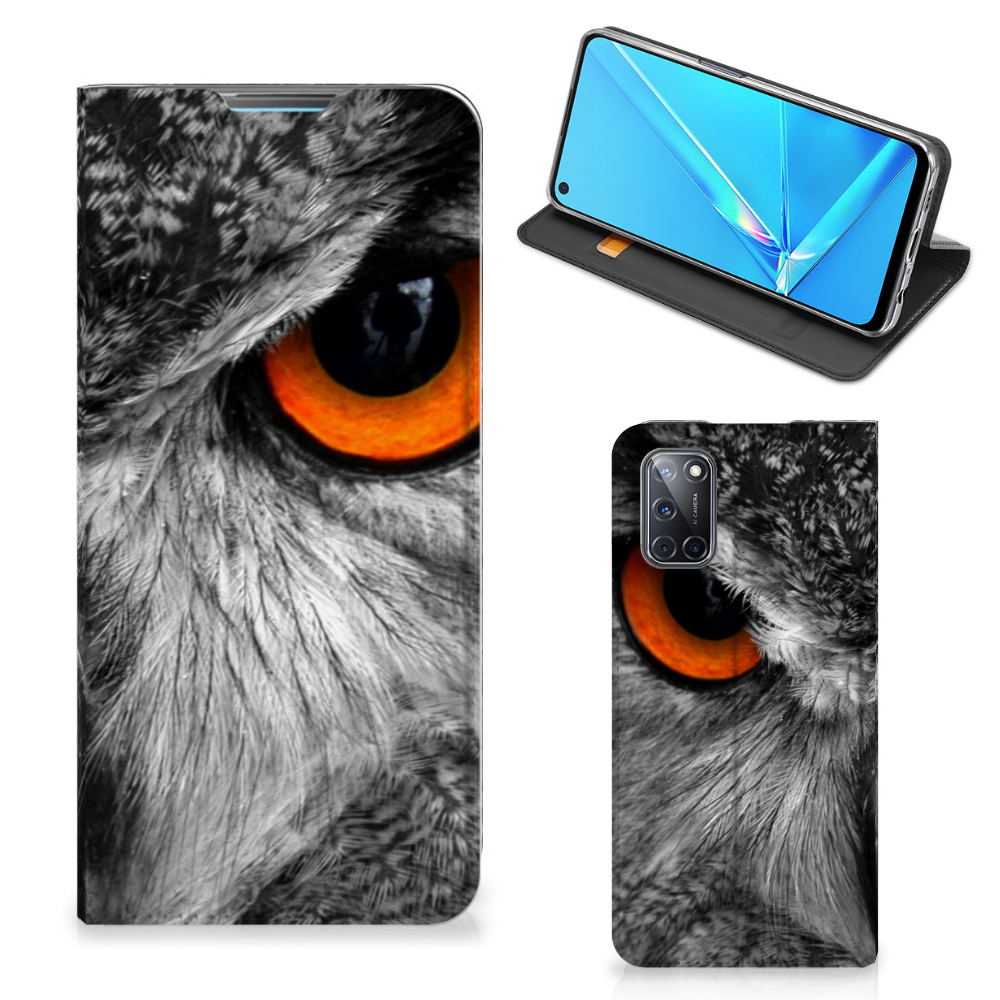 OPPO A52 | A72 Hoesje maken Uil - B2C Telecom