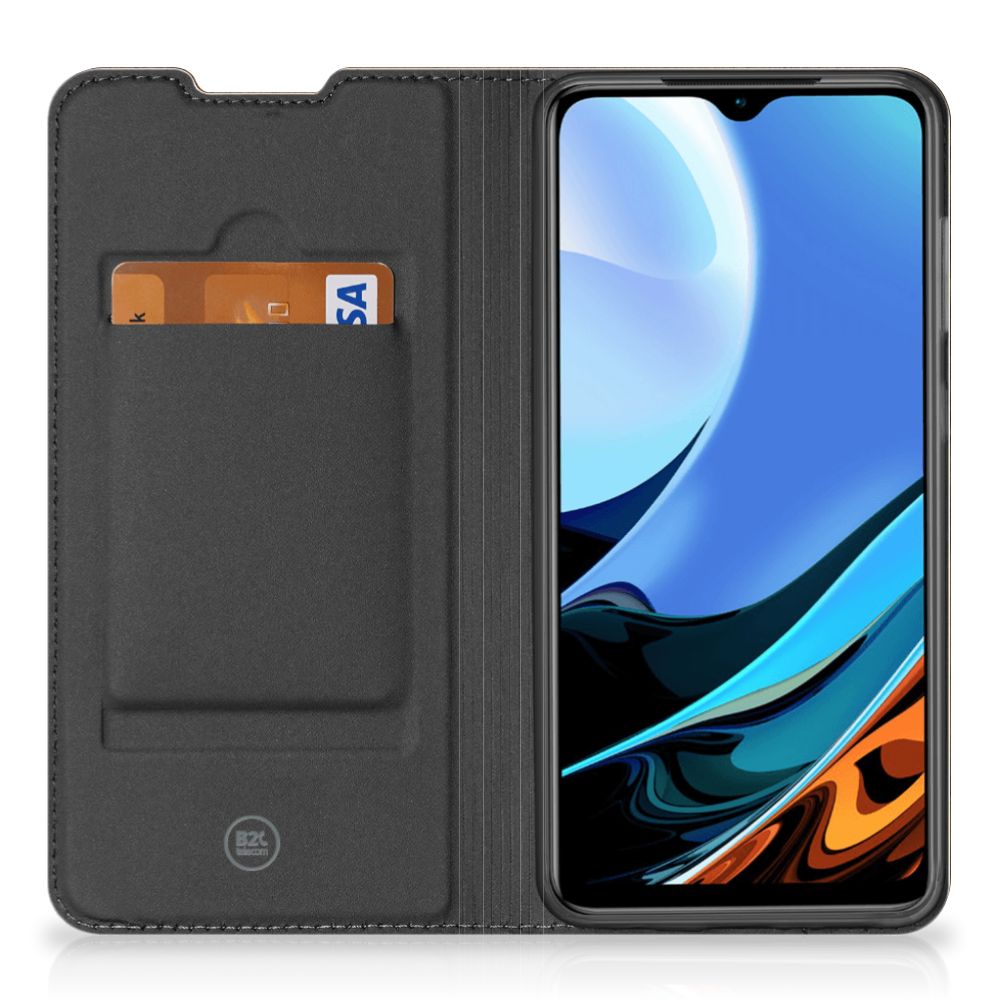 Xiaomi Poco M3 | Redmi 9T Book Wallet Case Donker Hout