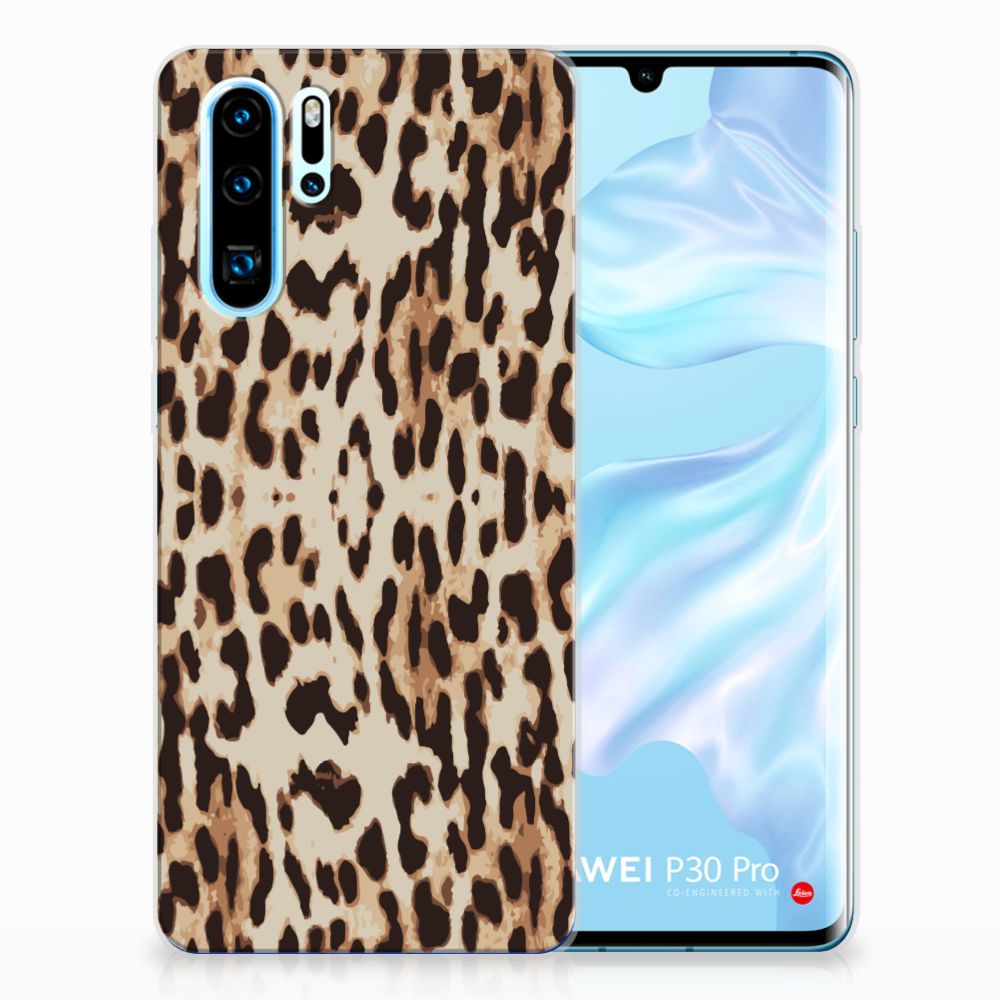 Huawei P30 Pro TPU Hoesje Leopard