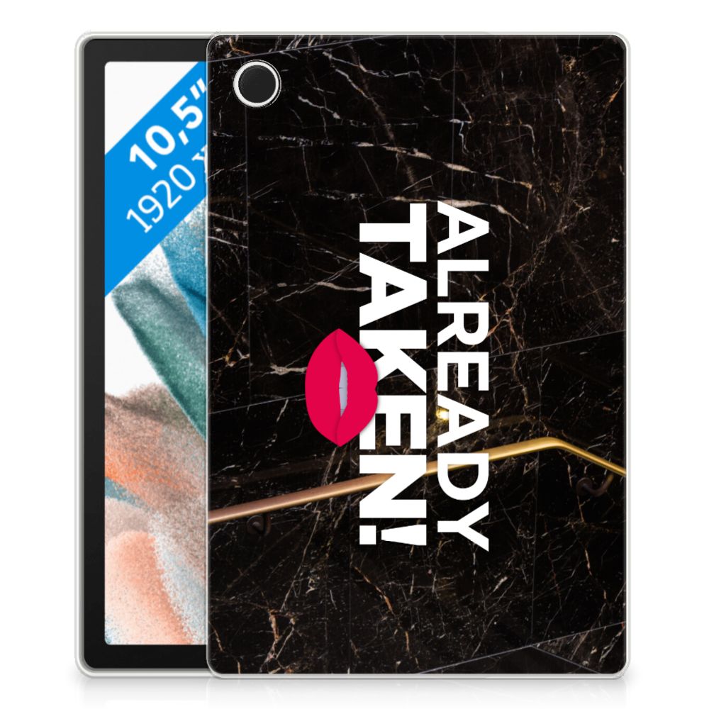 Samsung Galaxy Tab A8 2021/2022 Back cover met naam Already Taken Black - B2C Telecom