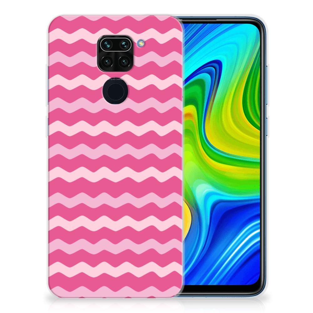 Xiaomi Redmi Note9 TPU bumper Waves Pink B2C Telecom