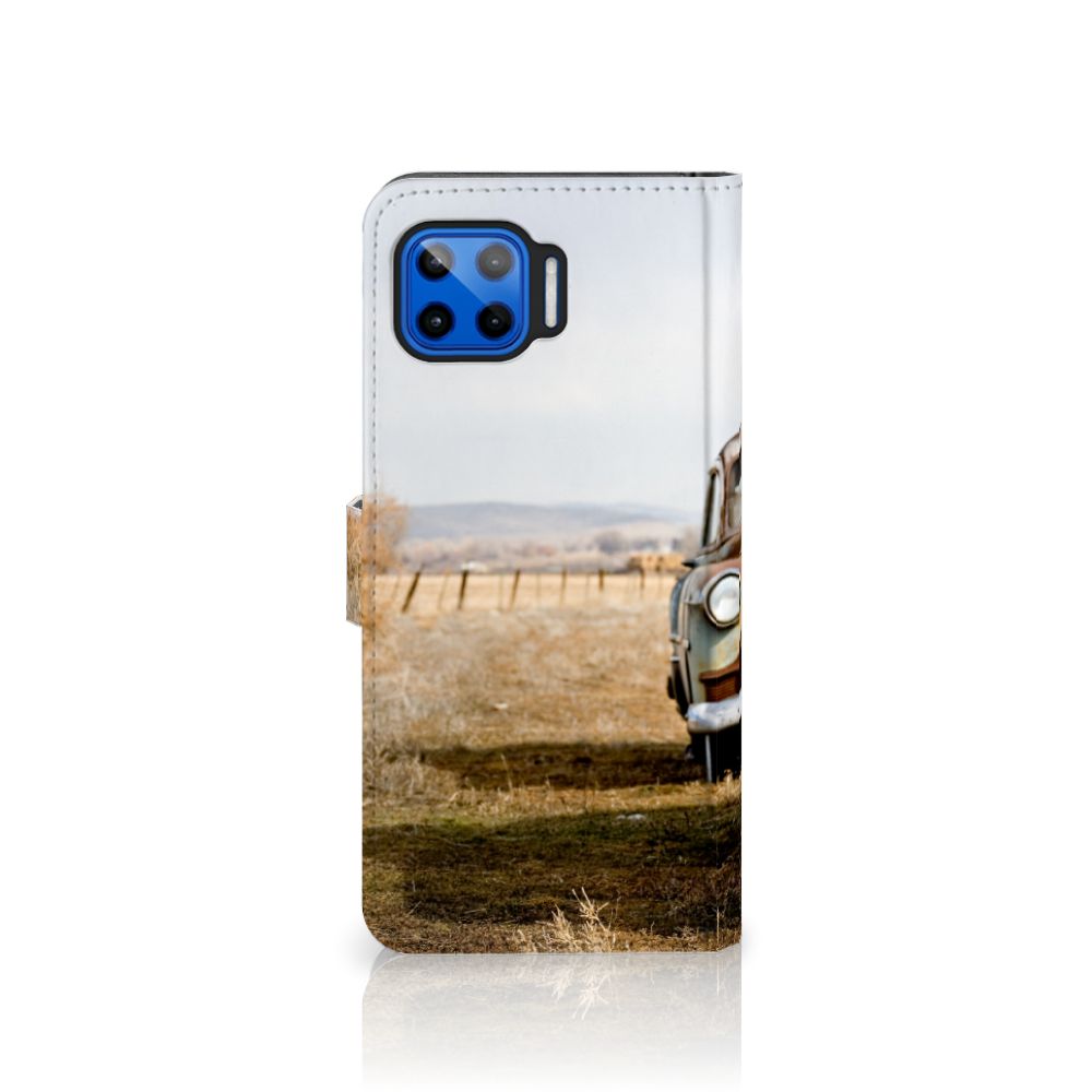 Motorola Moto G 5G Plus Telefoonhoesje met foto Vintage Auto