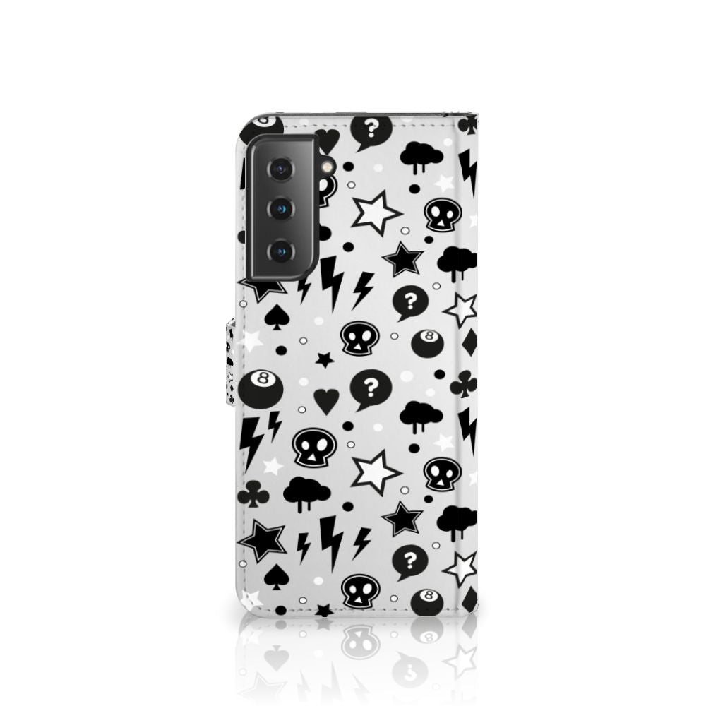 Telefoonhoesje met Naam Samsung Galaxy S21 Plus Silver Punk