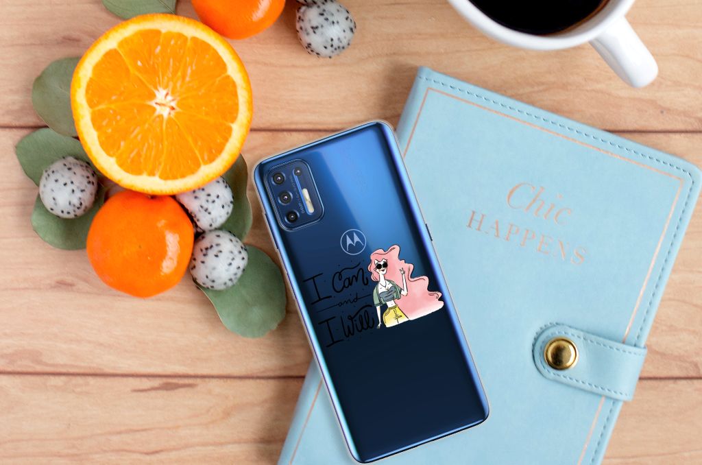 Motorola Moto G9 Plus Telefoonhoesje met Naam i Can B2C Telecom