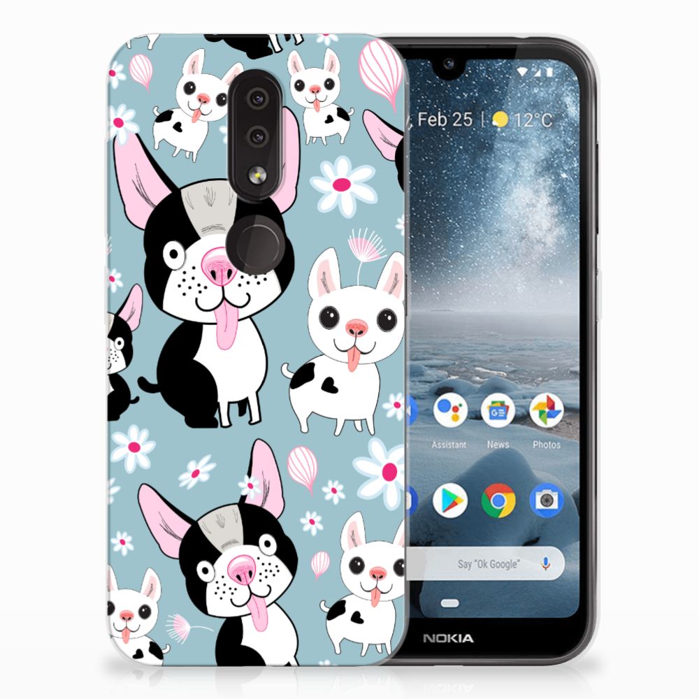 Nokia 4.2 TPU Hoesje Hondjes