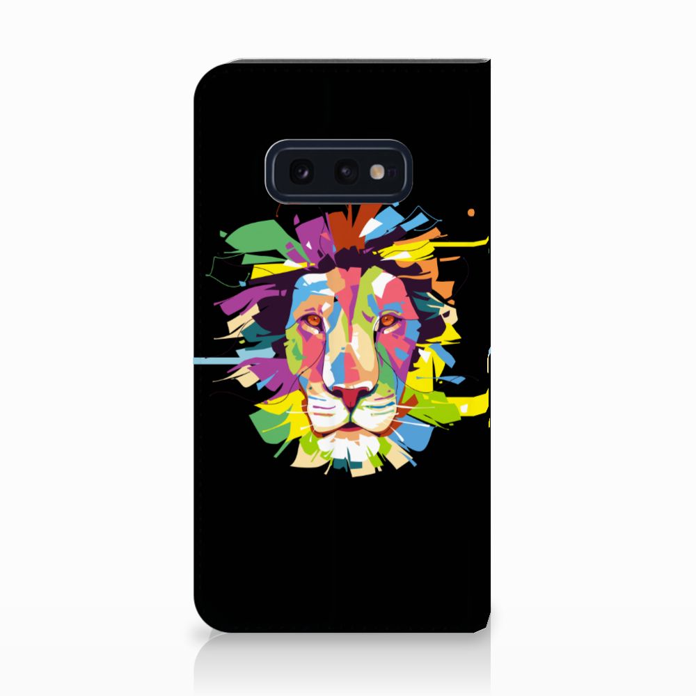 Samsung Galaxy S10e Magnet Case Lion Color