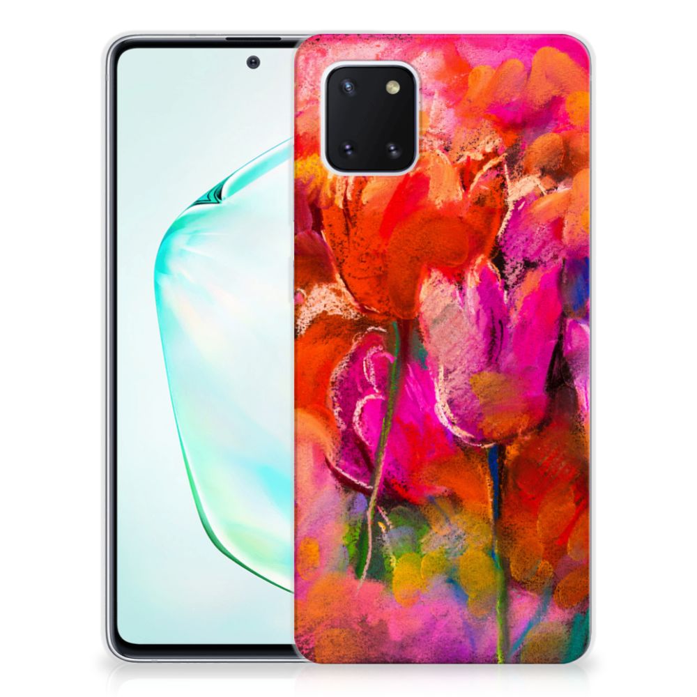 Hoesje maken Samsung Galaxy Note 10 Lite Tulips