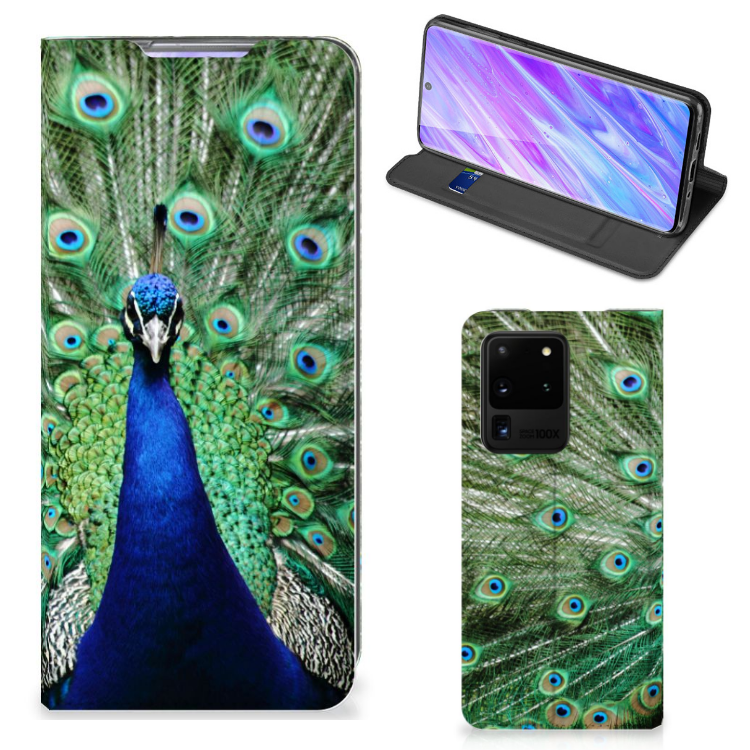 Samsung Galaxy S20 Ultra Hoesje maken Pauw - B2C Telecom