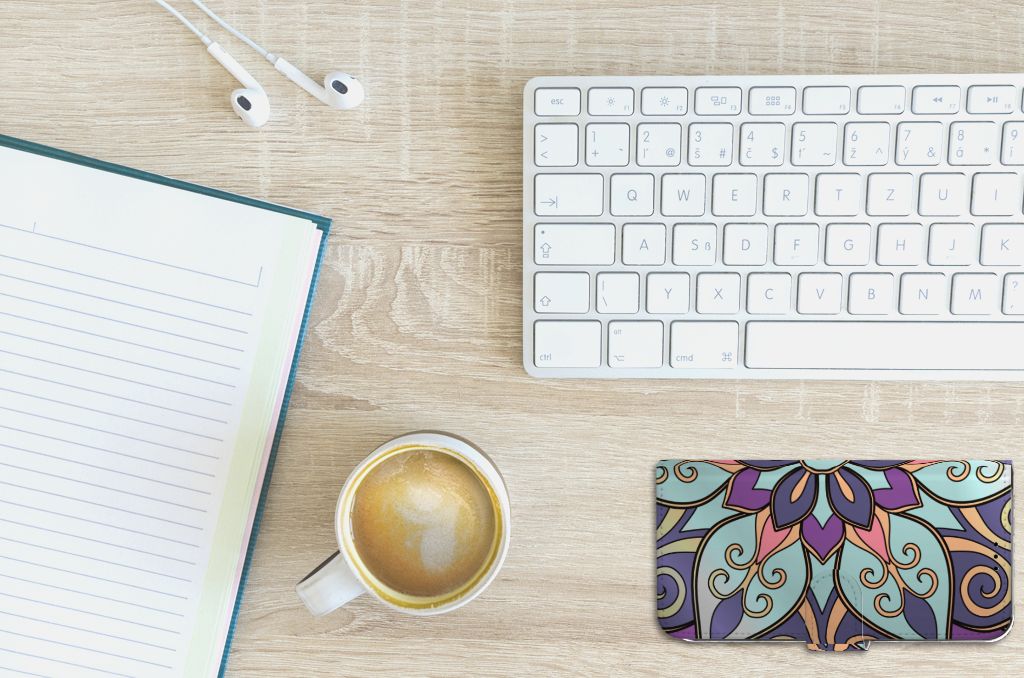Apple iPhone Xs Max Hoesje Purple Flower