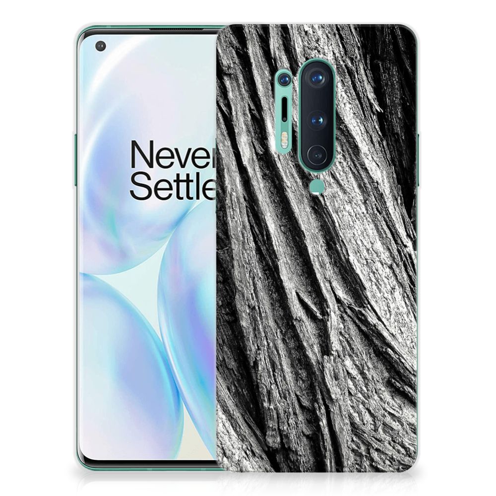 Bumper Hoesje OnePlus 8 Pro Boomschors Grijs