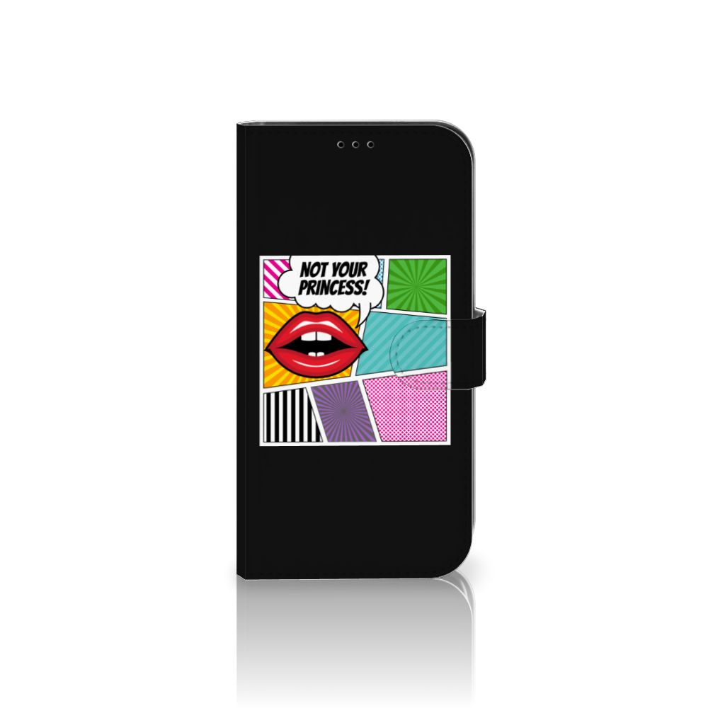 iPhone 13 Pro Max Wallet Case met Pasjes Popart Princess