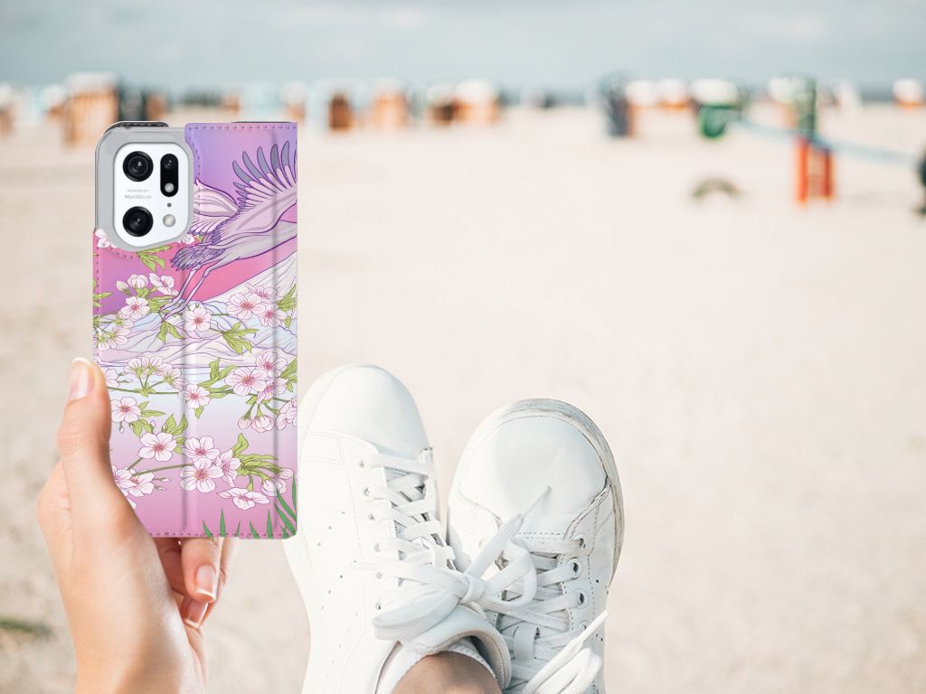 OPPO Find X5 Pro Hoesje maken Bird Flying - B2C Telecom