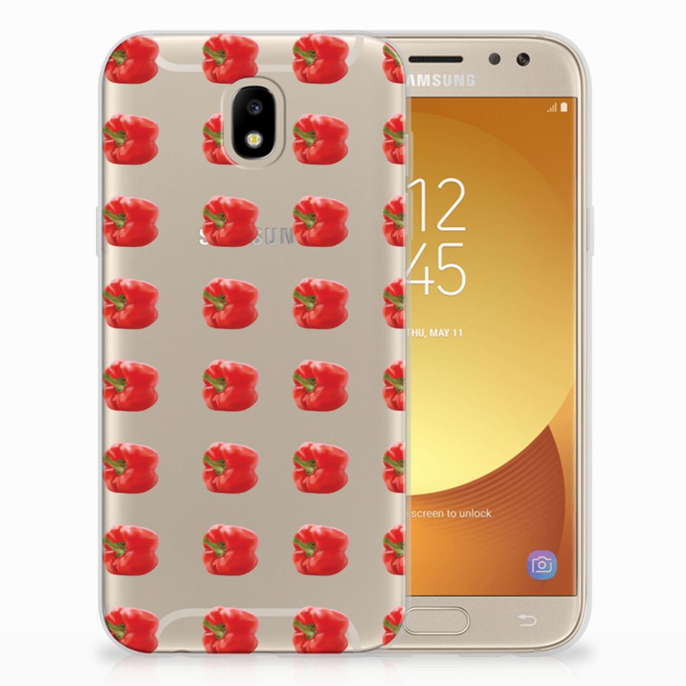 Samsung Galaxy J5 2017 Siliconen Case Paprika Red