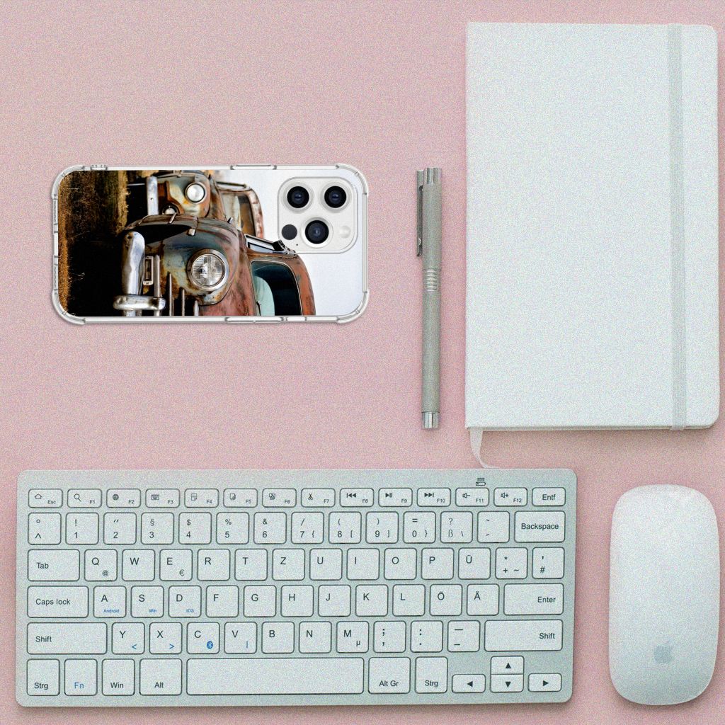 iPhone 13 Pro Max Anti-shock Hoesje met foto Vintage Auto - B2C Telecom