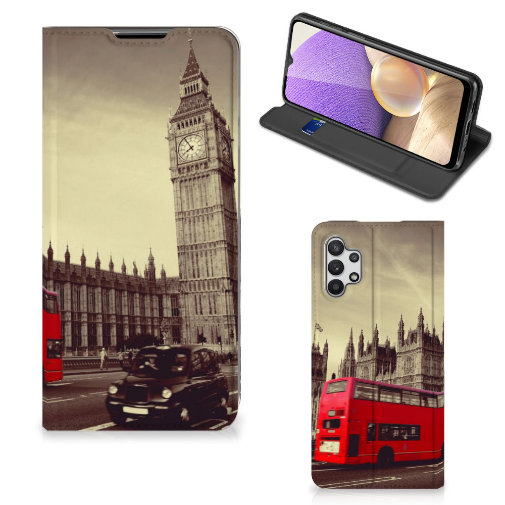 Samsung Galaxy A32 5G Book Cover Londen - B2C Telecom