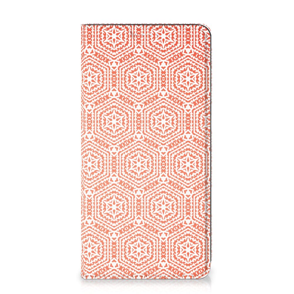 Samsung Galaxy S20 FE Hoesje met Magneet Pattern Orange - B2C Telecom