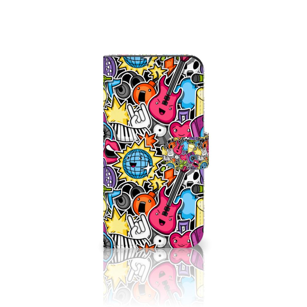 Samsung Galaxy Xcover 5 Wallet Case met Pasjes Punk Rock