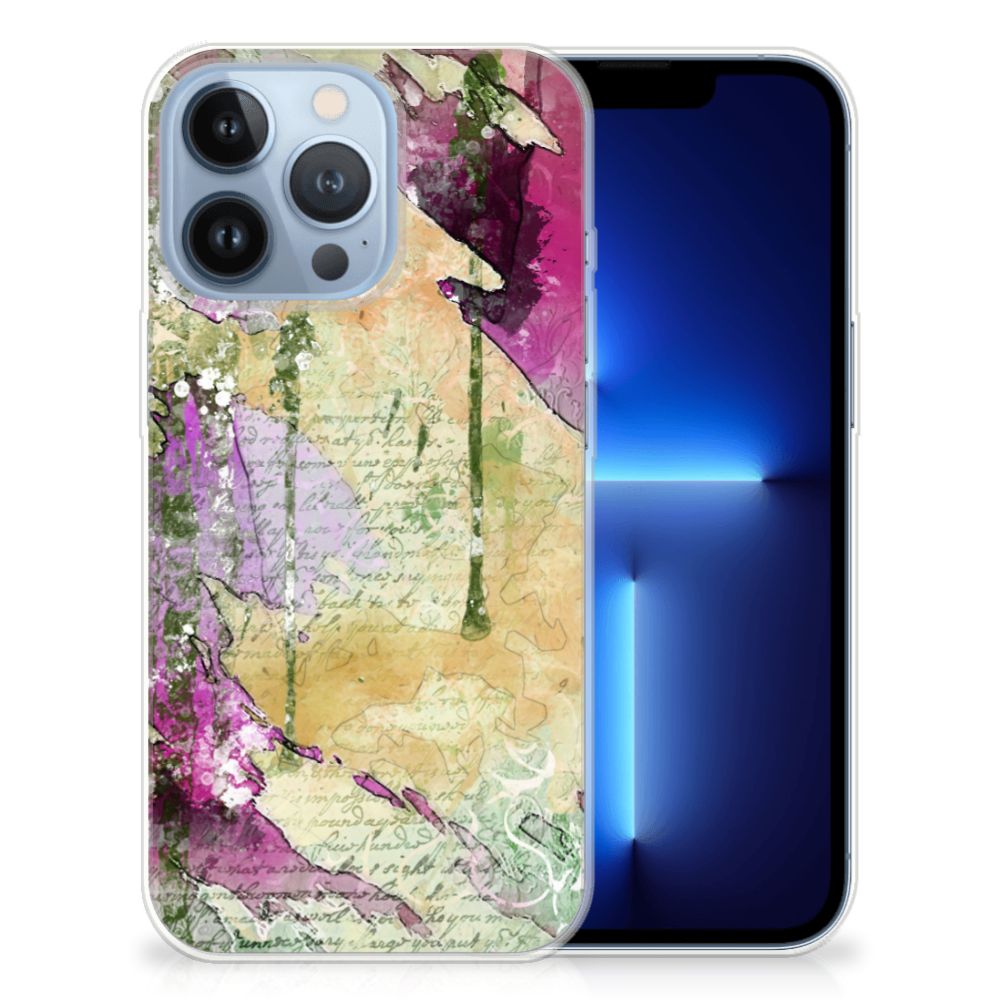 Hoesje maken Apple iPhone 13 Pro Letter Painting B2C Telecom