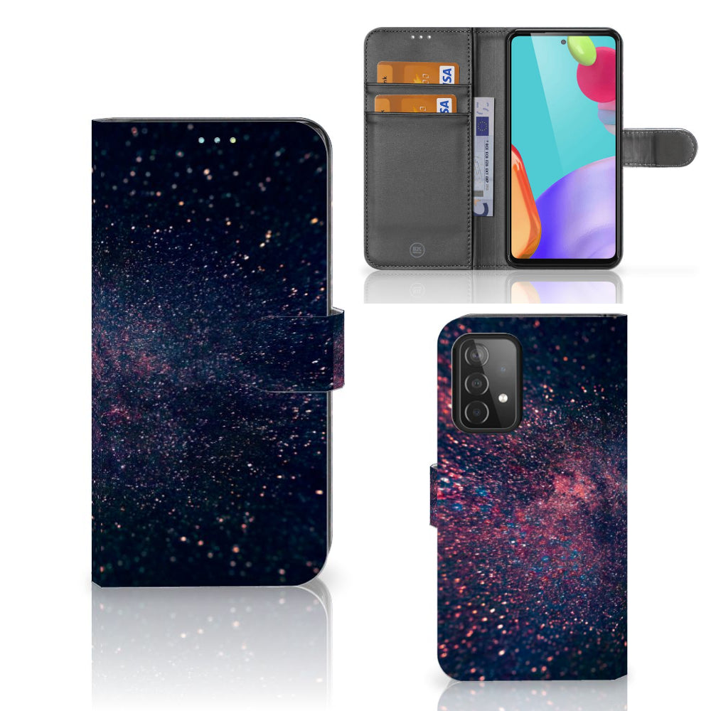 Samsung Galaxy A52 Book Case Stars