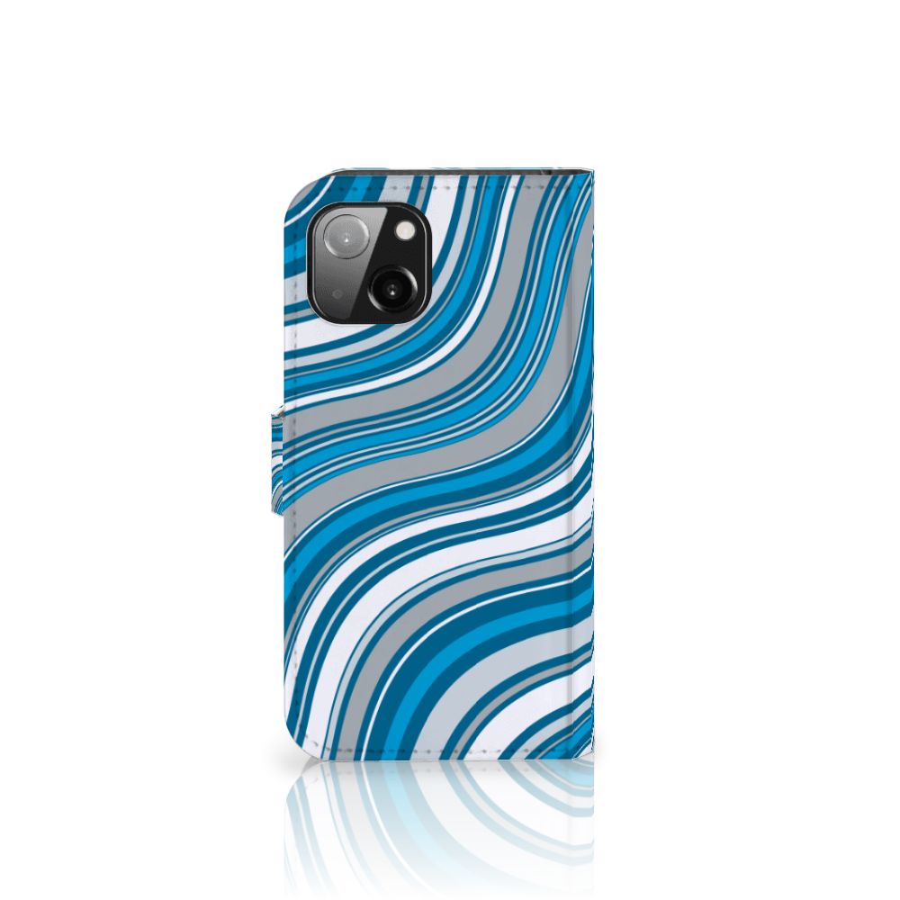 Apple iPhone 13 Telefoon Hoesje Waves Blue