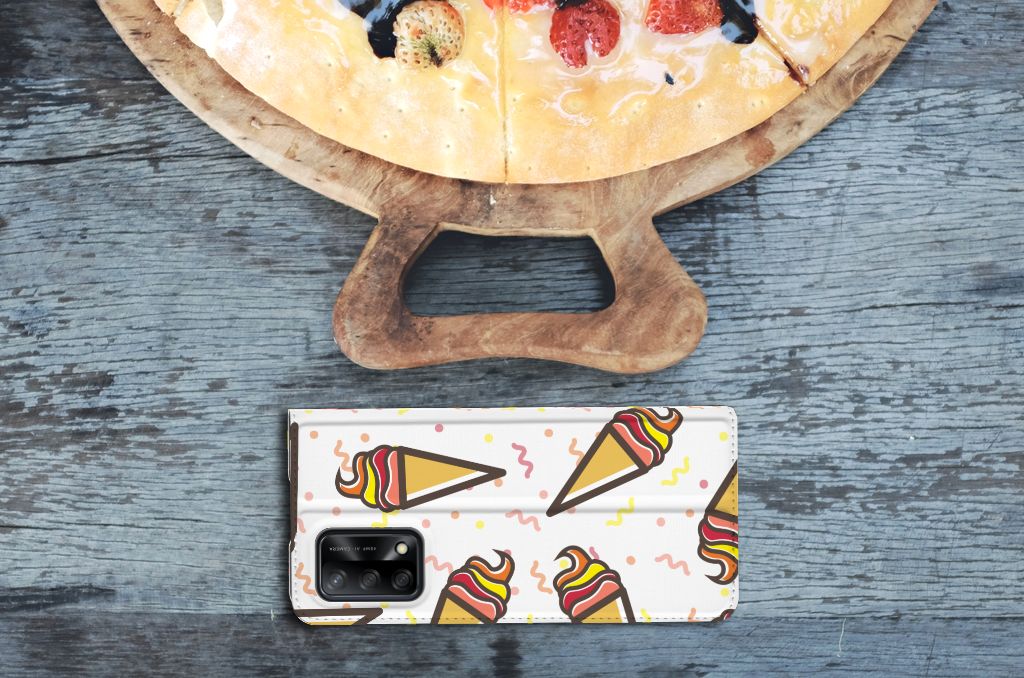 OPPO A74 4G Flip Style Cover Icecream - B2C Telecom