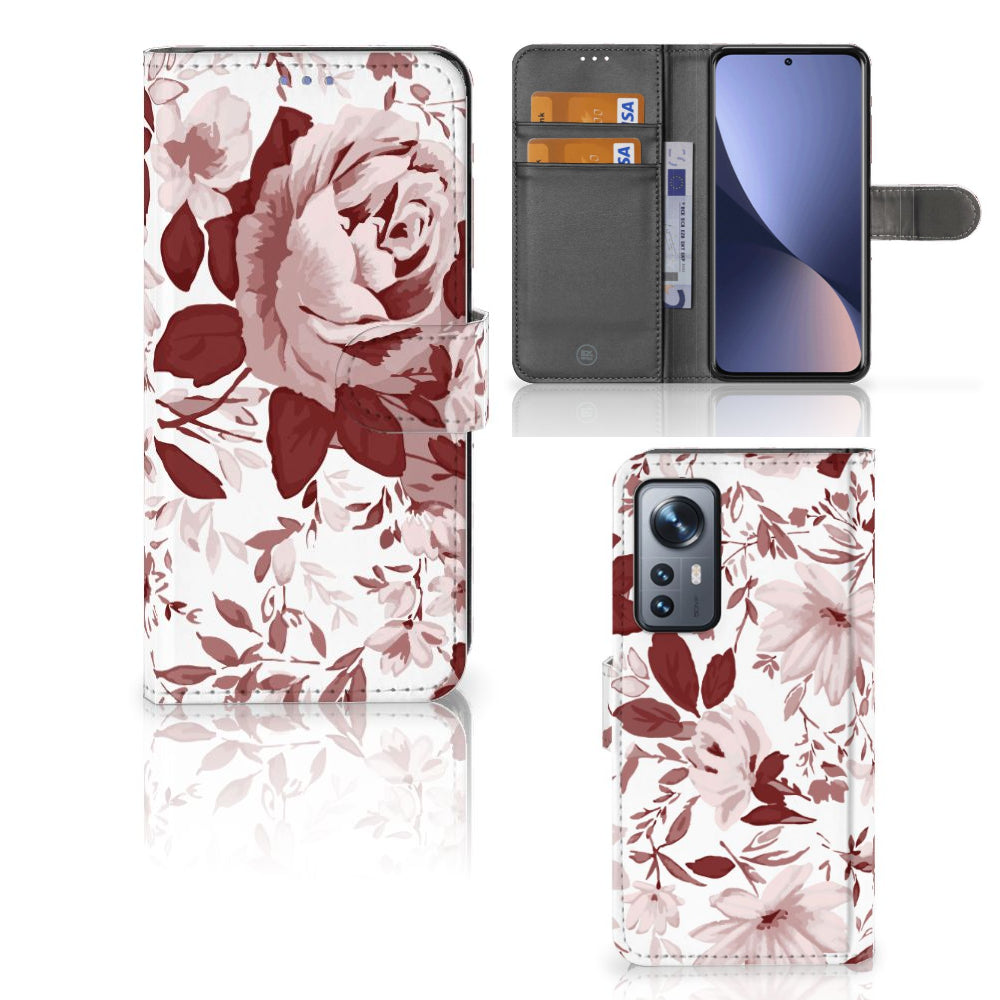 Hoesje Xiaomi 12 | 12X Watercolor Flowers