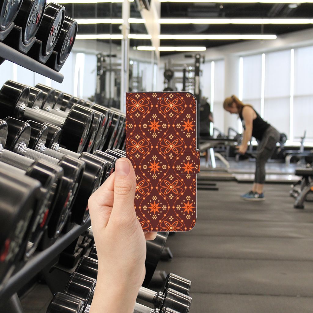 Samsung Galaxy A33 5G Telefoon Hoesje Batik Brown