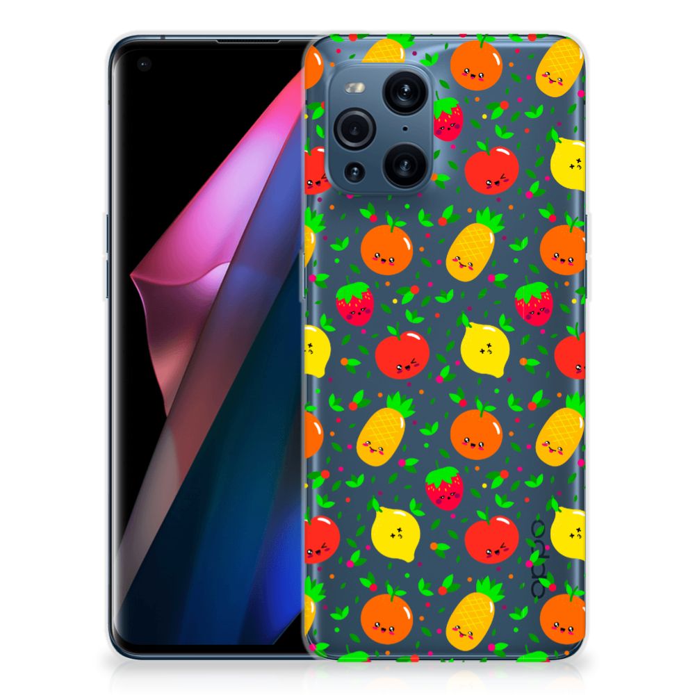 OPPO Find X3 | X3 Pro Siliconen Case Fruits