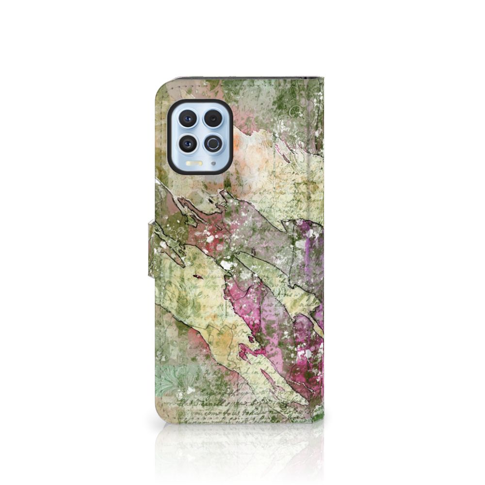 Hoesje Motorola Moto G100 Letter Painting