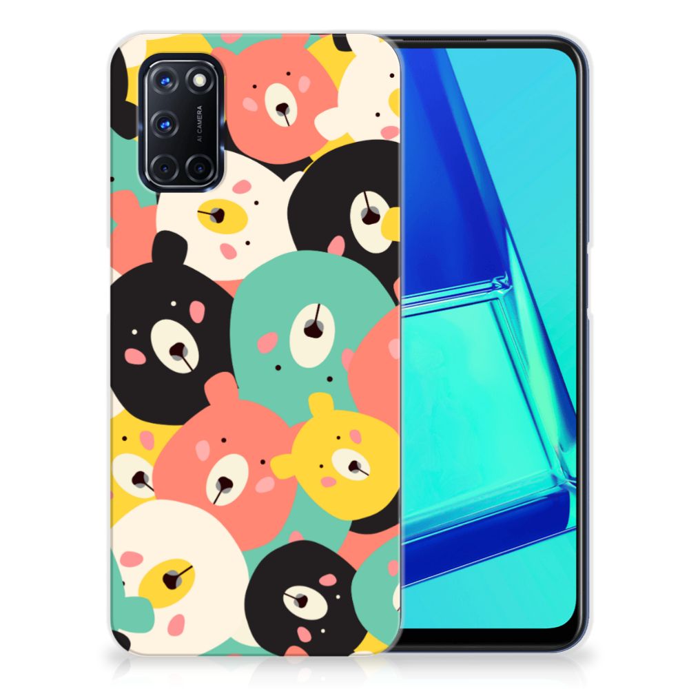 OPPO A52 | A72 Telefoonhoesje met Naam Bears