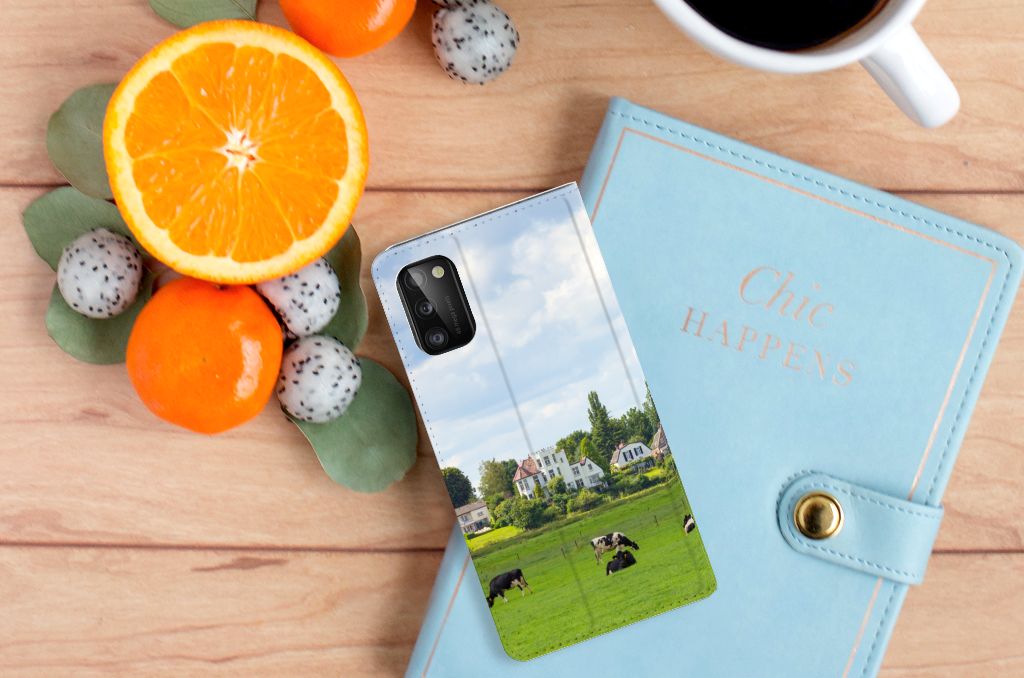 Samsung Galaxy A41 Hoesje maken Koeien - B2C Telecom