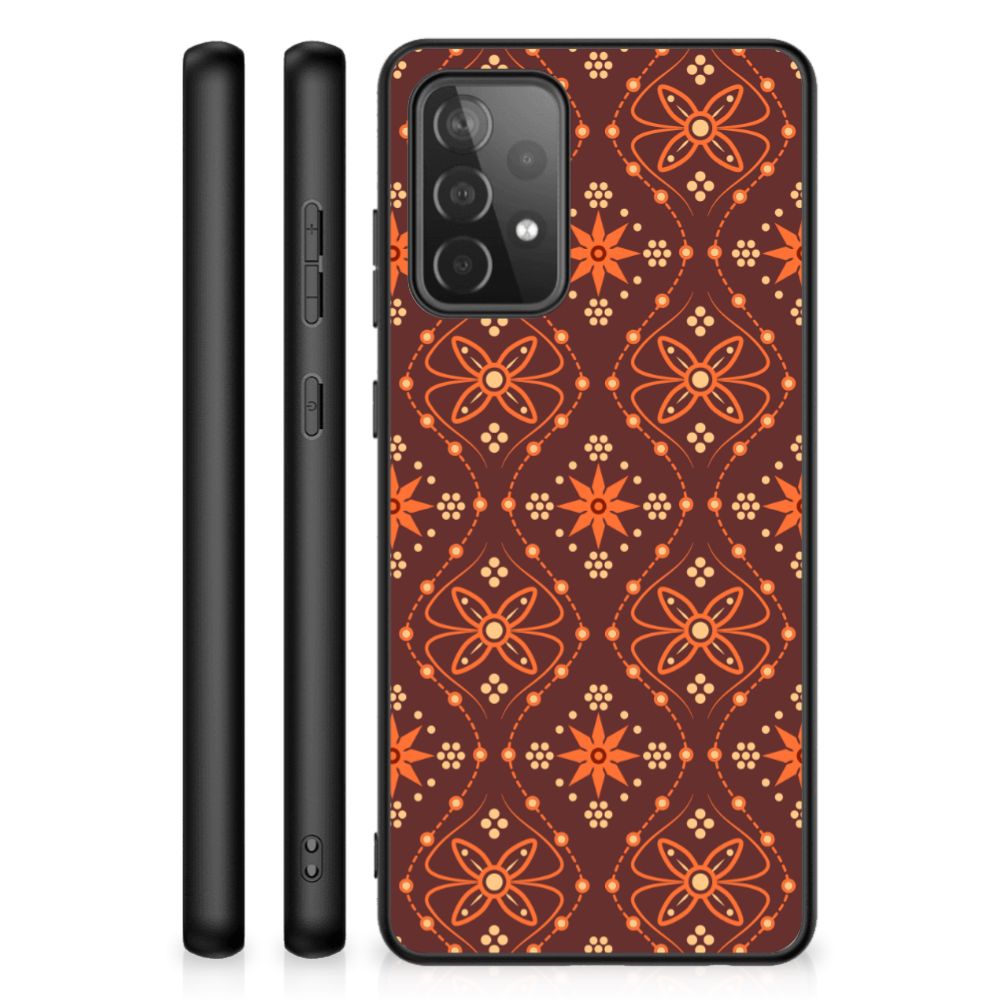 Samsung Galaxy A72 (5G/4G) Back Case Batik Brown