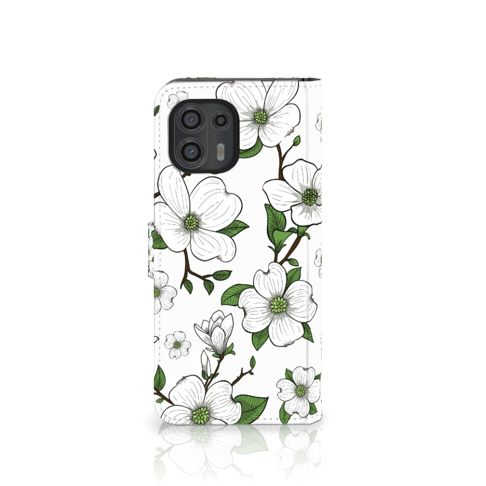 Motorola Edge 20 Lite Hoesje Dogwood Flowers