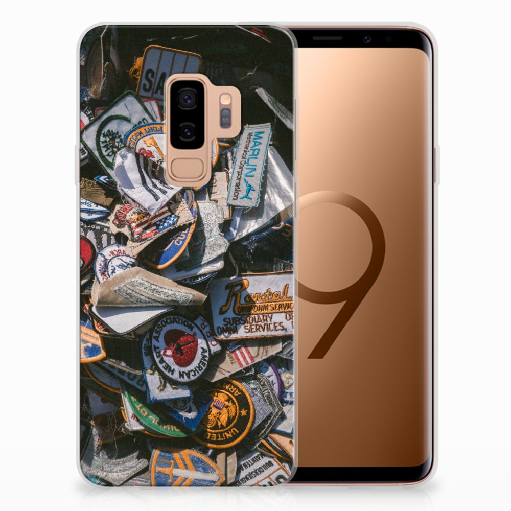 Samsung Galaxy S9 Plus Siliconen Hoesje met foto Badges