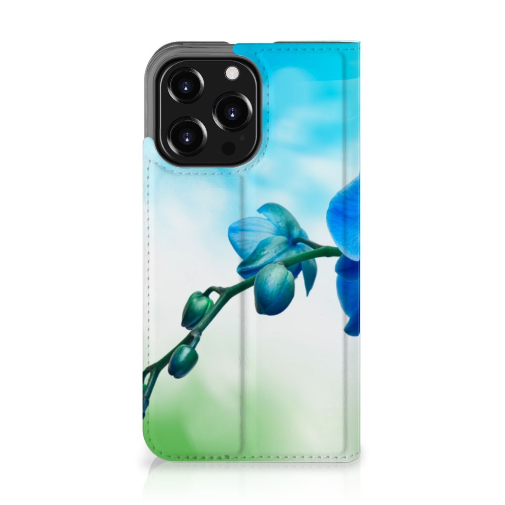 iPhone 13 Pro Smart Cover Orchidee Blauw - Cadeau voor je Moeder - B2C Telecom