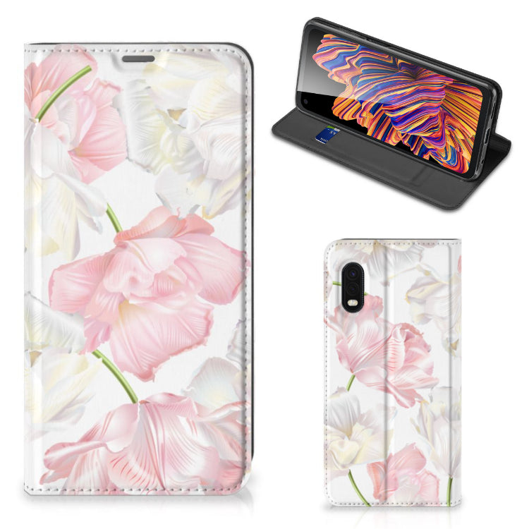 Samsung Xcover Pro Smart Cover Lovely Flowers