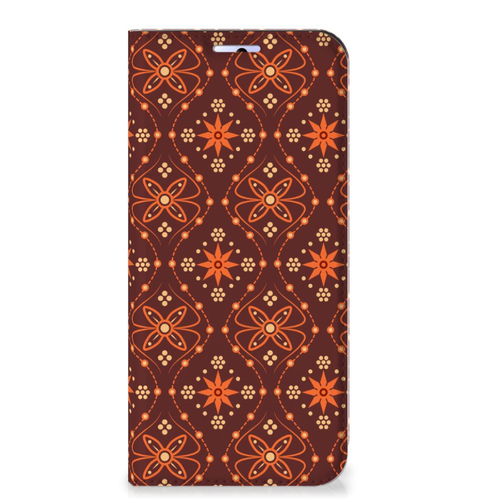 Motorola Moto G31 | G41 Hoesje met Magneet Batik Brown