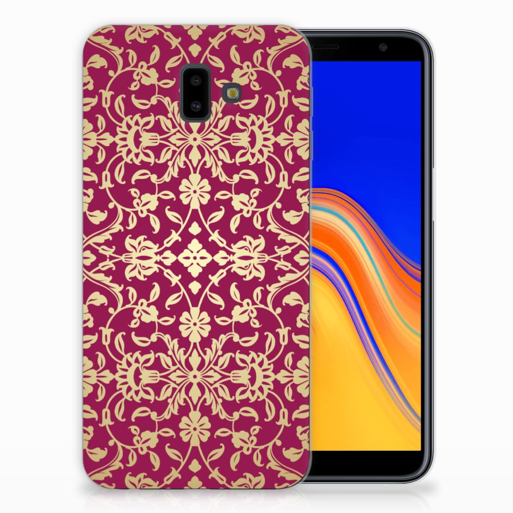 Siliconen Hoesje Samsung Galaxy J6 Plus (2018) Barok Pink