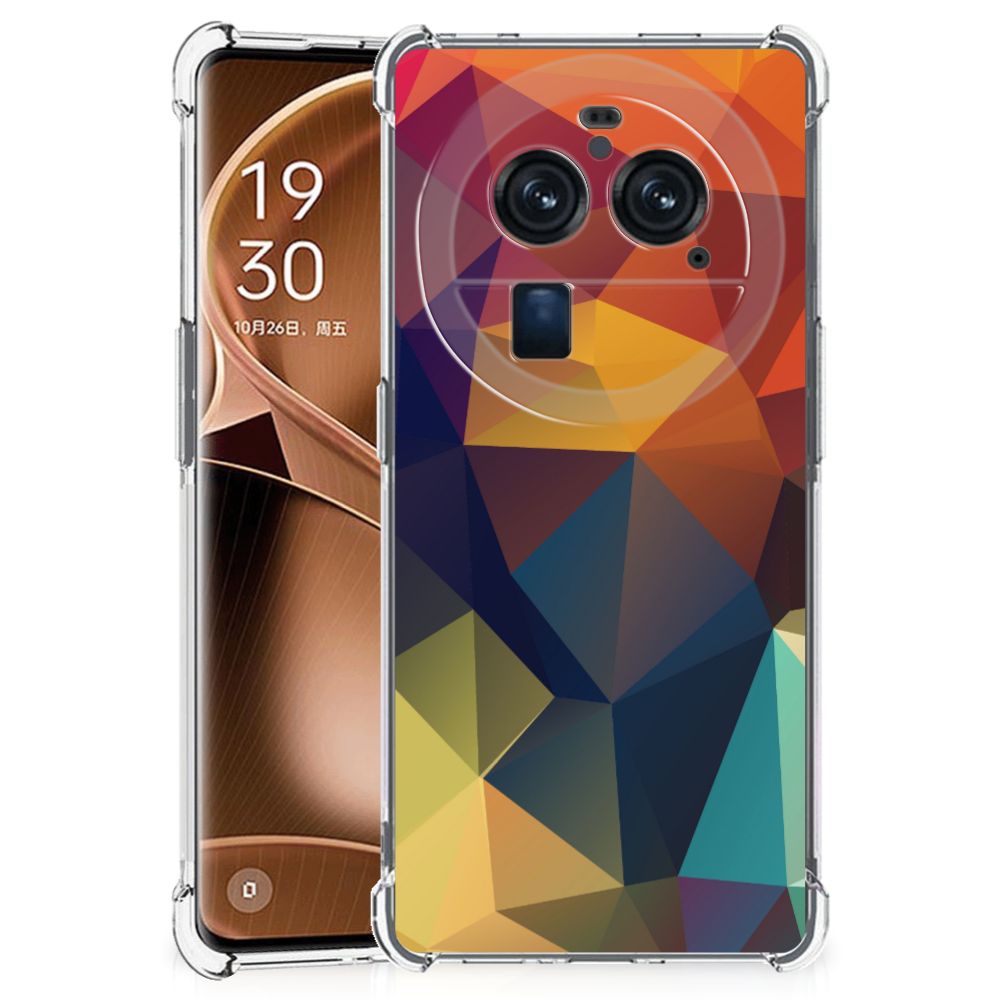 OPPO Find X6 Pro Shockproof Case Polygon Color