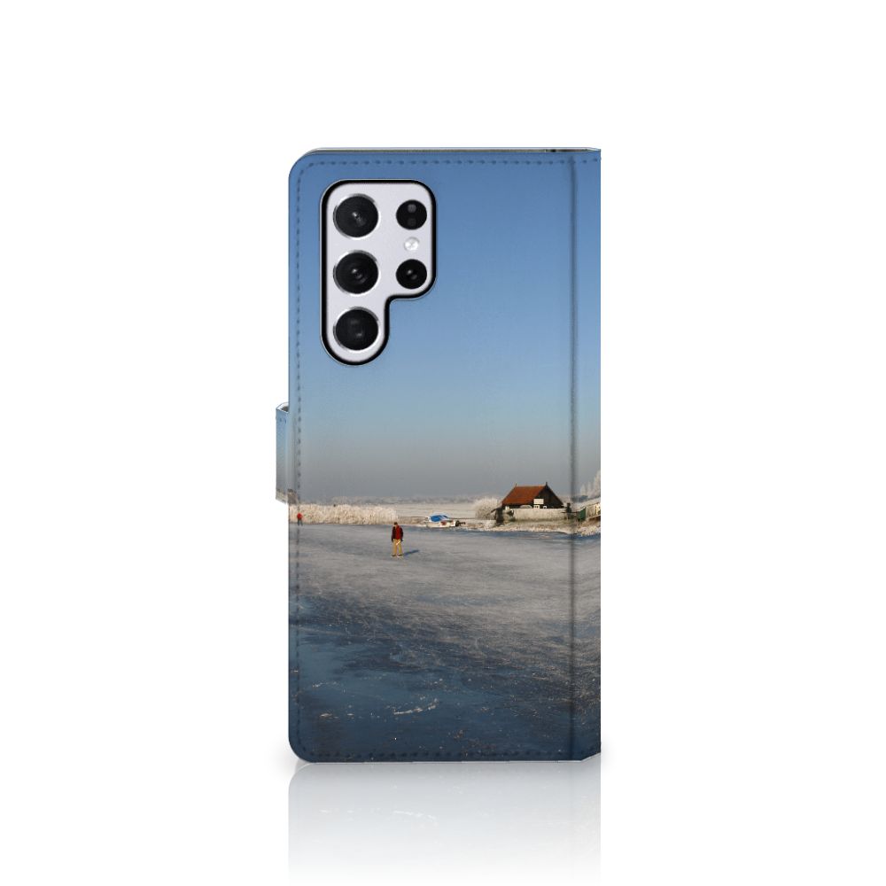 Samsung Galaxy S22 Ultra Flip Cover Schaatsers