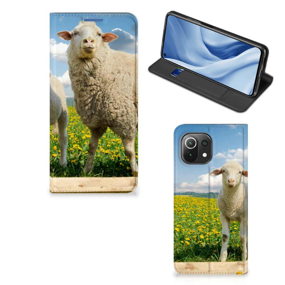 Xiaomi 11 Lite NE 5G | Mi 11 Lite Hoesje maken Schaap en Lammetje
