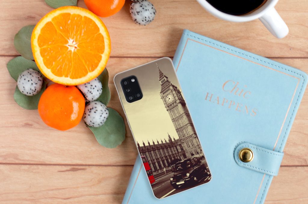 Samsung Galaxy A31 Siliconen Back Cover Londen B2C Telecom