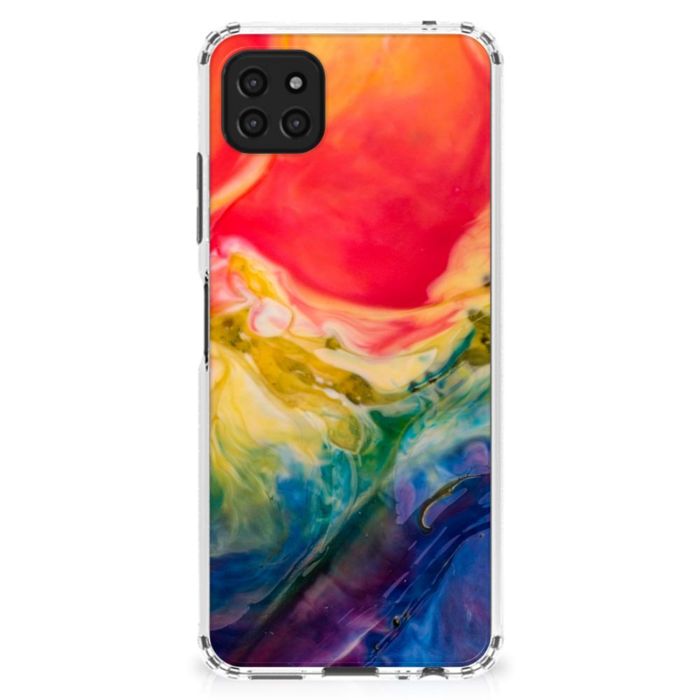 Back Cover Samsung Galaxy A22 5G Watercolor Dark B2C Telecom