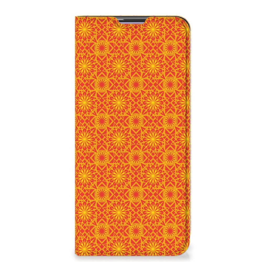 OnePlus Nord CE 5G Hoesje met Magneet Batik Oranje - B2C Telecom