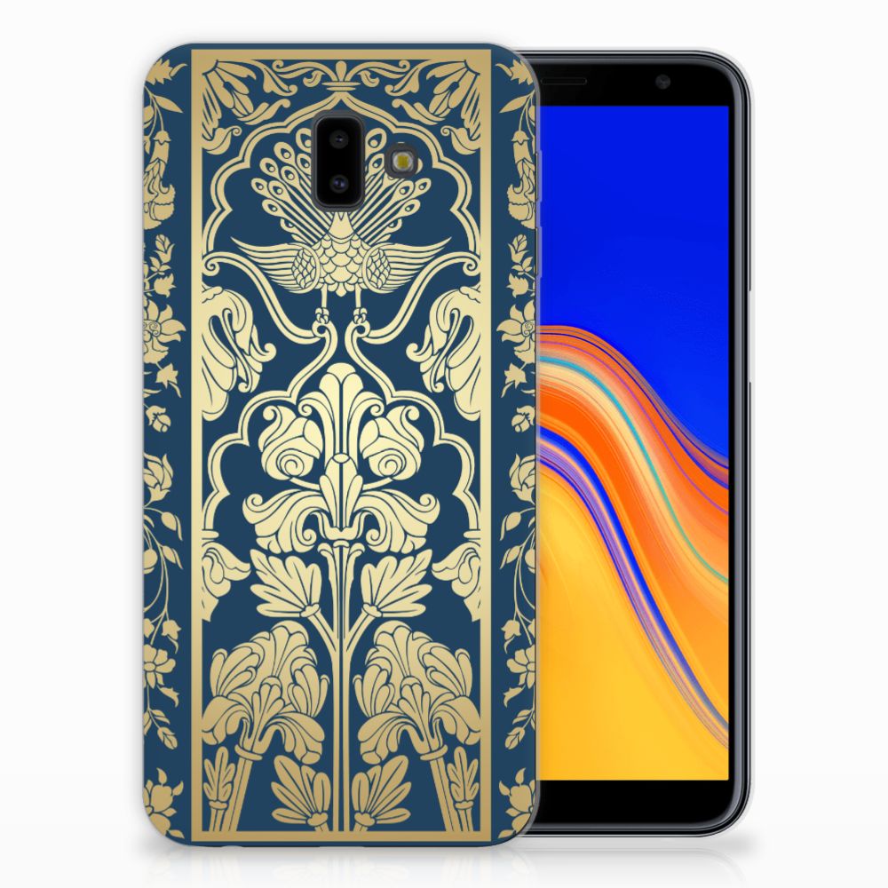 Samsung Galaxy J6 Plus (2018) TPU Case Beige Flowers