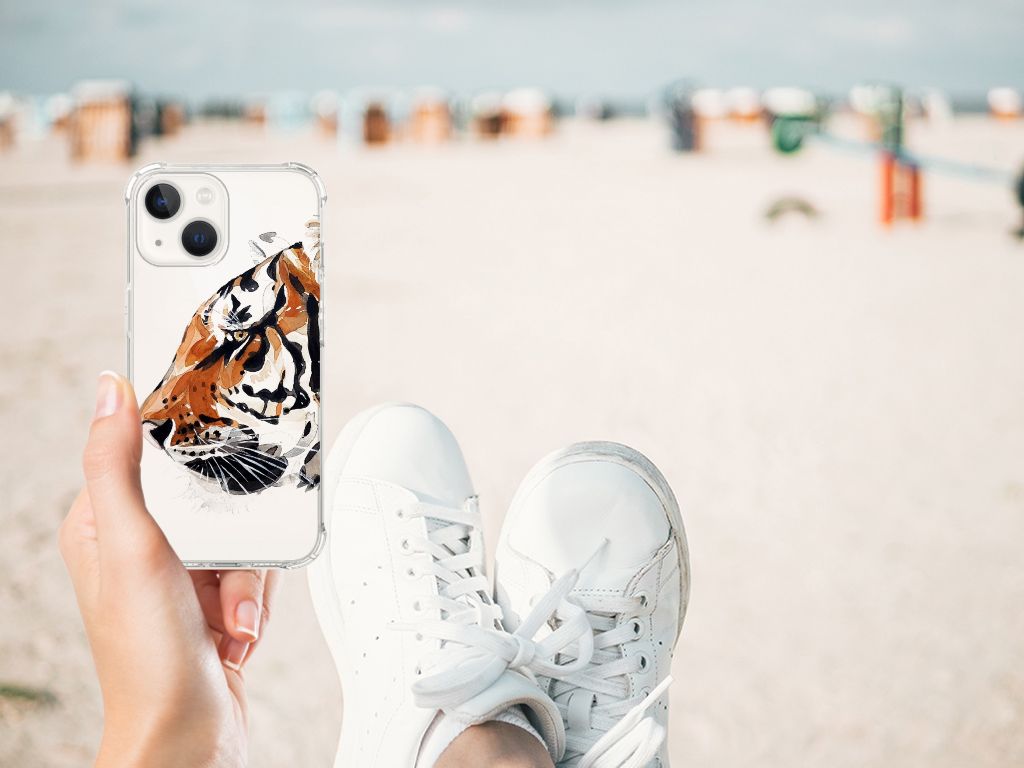 Back Cover iPhone 13 Watercolor Tiger B2C Telecom